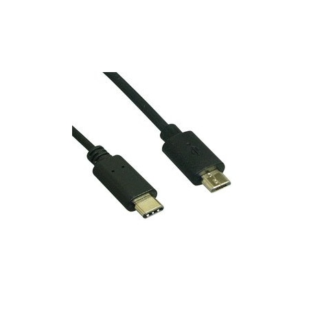 Cable Wholesale USB 2.0 Type C Male to Micro B Male Cable - 480mb - 3ft 10U2-33003